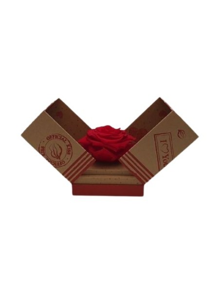 CAJA REGALO LOVE ROSA XL (ROJO)