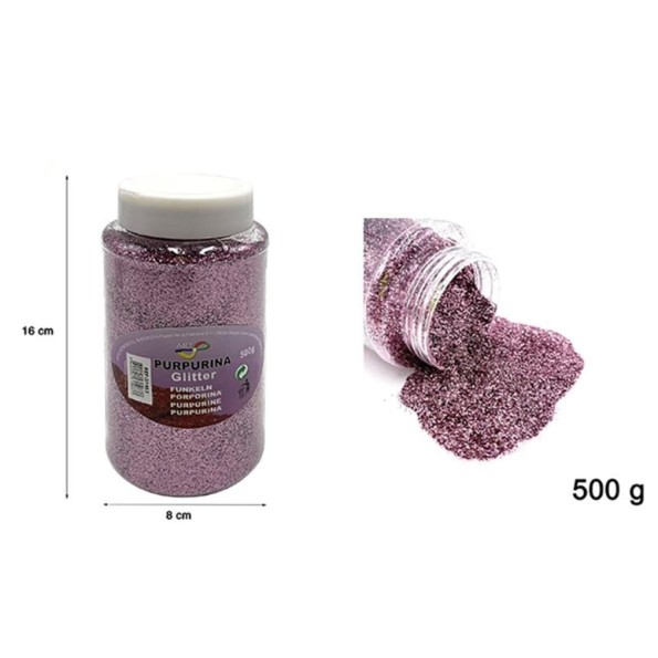 PURPURINA DE BOTE ROSA 500G