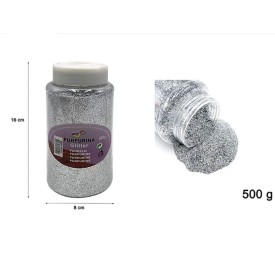 PURPURINA DE BOTE PLATA 500G