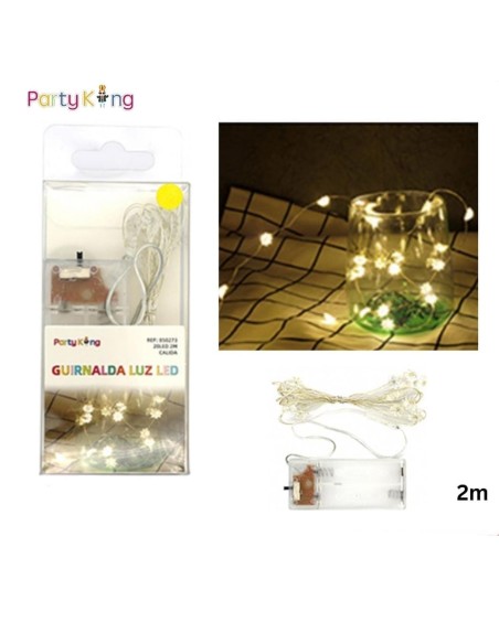LUZ CALIDA DE PILA 20L 2M CRISANTEMO