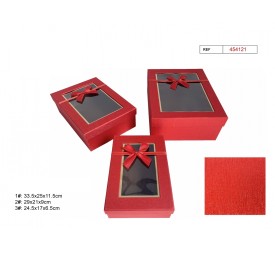 SET 3 CAJAS REGALO 33.5X25X11.5CM
