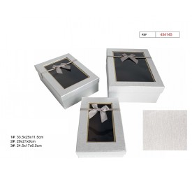 SET 3 CAJAS REGALO 33.5X25X11.5CM (4145)