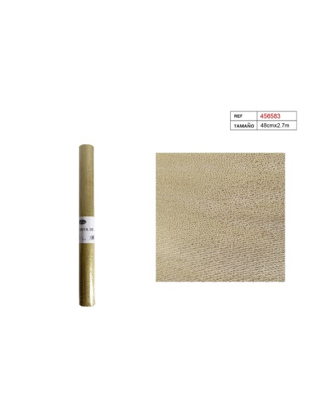 CINTA DE ADORNO  DORADA 48CMX2.7M