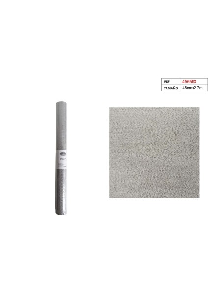 CINTA DE ADORNO  PLATA 48CMX2.7M