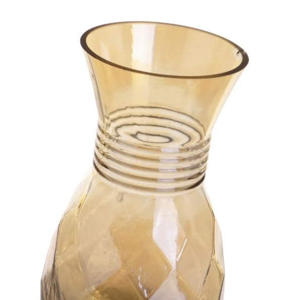 JARRÓN 2/C VIDRIO 9,50 X 9,50 X 18 CM (806365)