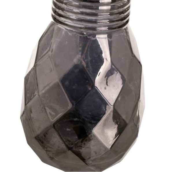 JARRÓN 2/C VIDRIO 9,50 X 9,50 X 18 CM (806365)