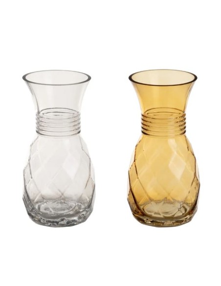 JARRÓN 2/C VIDRIO 12 X 12 X 25 CM (806367)