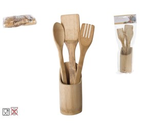 SET UTENSILIOS ADONIS - BAMBU