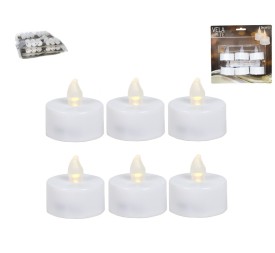 VELAS TE LED X6  4CM -PLASTICO