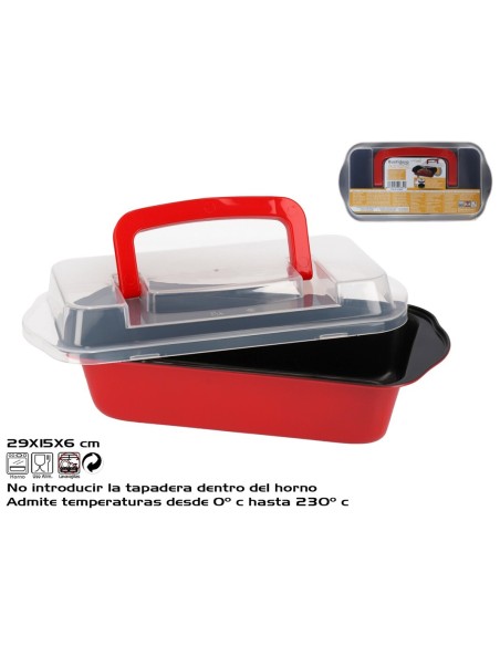 MOLDE C/ TAPA ADRIANA 29X15X6 CM