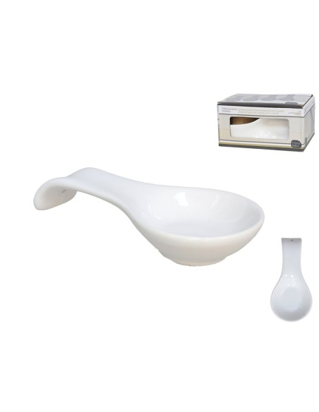 PORTACUCHARAS CERAMICA 8X3X16CM BLANCO PORTACUCHARAS CERAMICA 8X3X16CM BLANCO