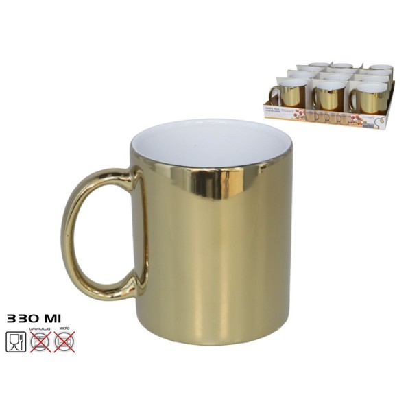 JARRA MUG PORCELANA MIDAS 330ML