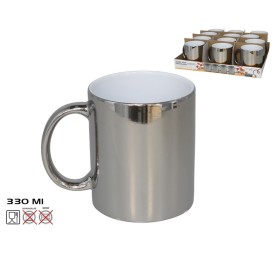 JARRA MUG PORCELANA CHROME 330ML