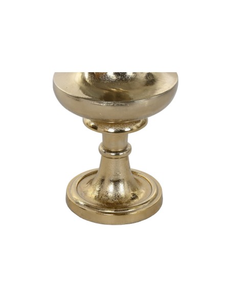 JARRON ALUMINIO 30X30X98 COPA DORADO