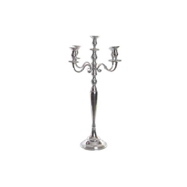 CANDELABRO ALUMINIO 42X42X70 5BRAZOS 5 VELAS