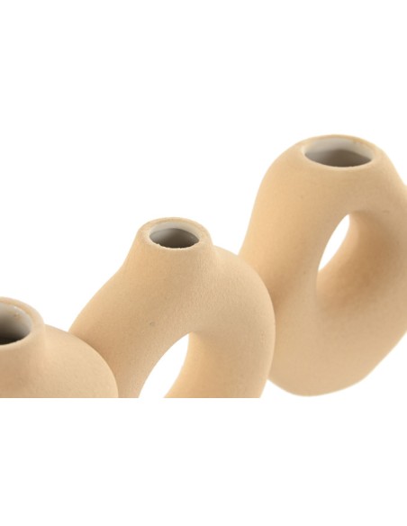 JARRON SET 3 GRES 32X11,5X9 2 SURT.