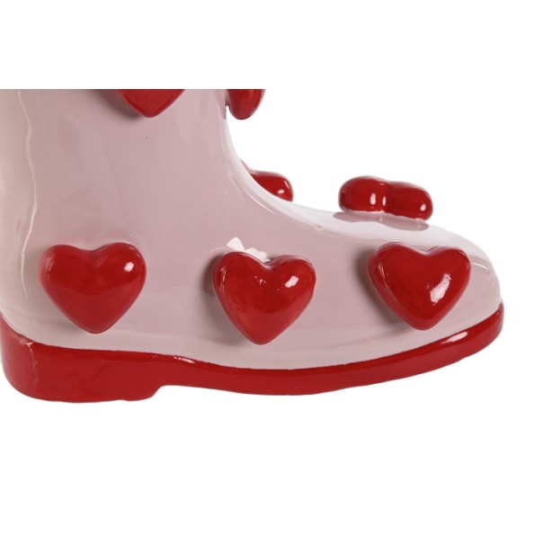 MACETERO DOLOMITE 21X11X22 BOTA CORAZONES 2 SURT.