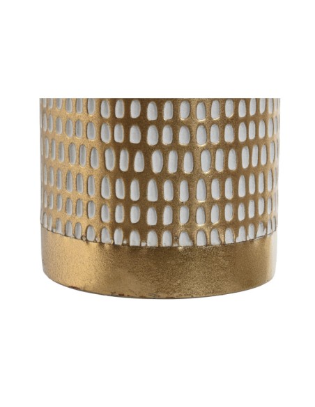 JARRON METAL 14,5X14,5X55,5 DORADO