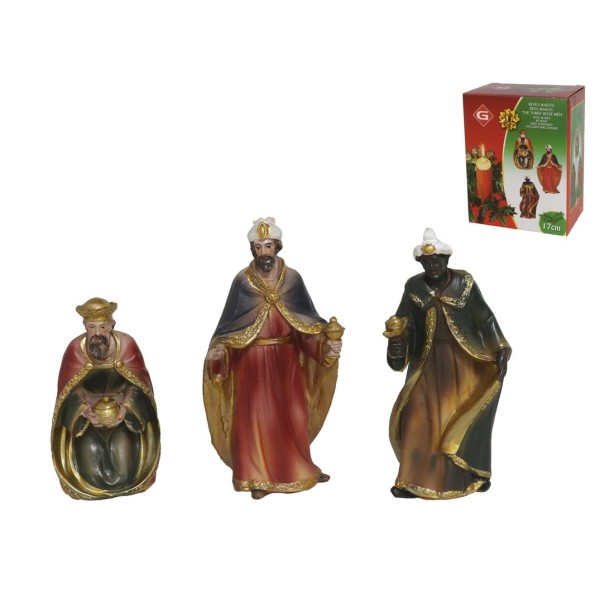 REYES MAGOS X3 - 17CM