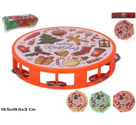 PANDERETA NAVIDAD 19,5CM