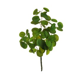 RAMO RELLENO HOJAS REDONDEADAS VERDES