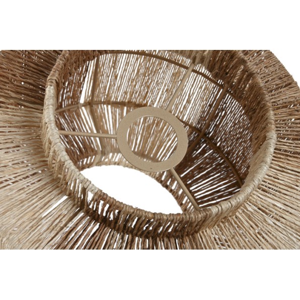 PANTALLA YUTE METAL 30X30X29 NATURAL