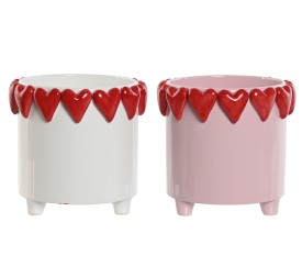 MACETERO DOLOMITE 20X20X19 CORAZONES 2 SURT.