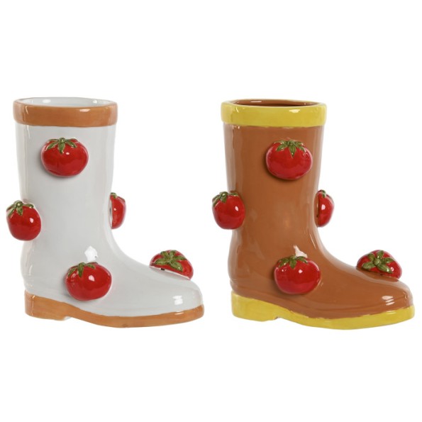 MACETERO DOLOMITE 21X12,5X22 BOTA TOMATES 2 SURT.