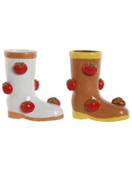 MACETERO DOLOMITE 21X12,5X22 BOTA TOMATES 2 SURT.