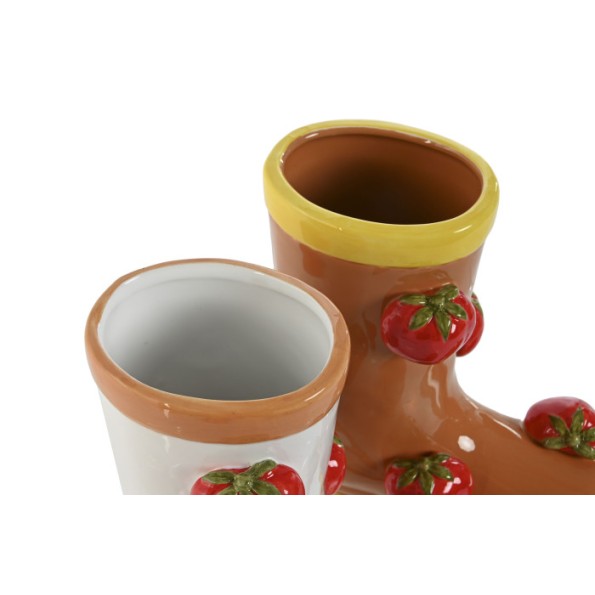 MACETERO DOLOMITE 21X12,5X22 BOTA TOMATES 2 SURT.