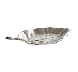 CENTRO MESA ALUMINIO 36X18X4 HOJA PLATEADO
