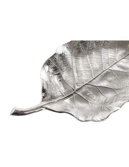 CENTRO MESA ALUMINIO 36X18X4 HOJA PLATEADO