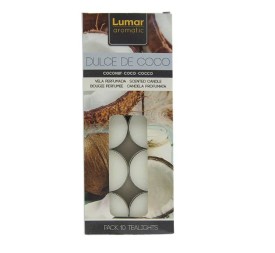 ESTUCHE 10 TEALIGHTS PERF. DULCE DE COCO
