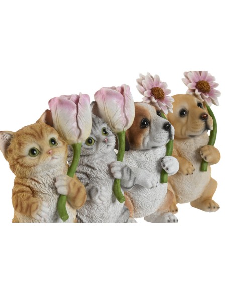 FIGURA RESINA 10,5X9X18,5 ANIMALES 4 SURT.