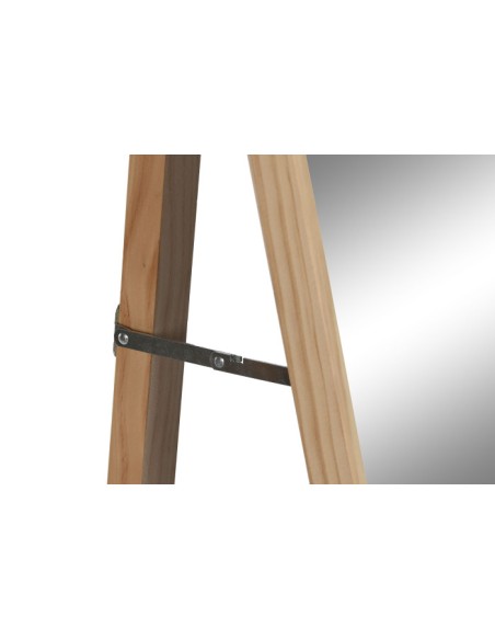 ESPEJO VESTIDOR PINO CRISTAL 50X40X160 NATURAL