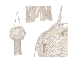 PORTAVELA ASA MACRAME FLOR