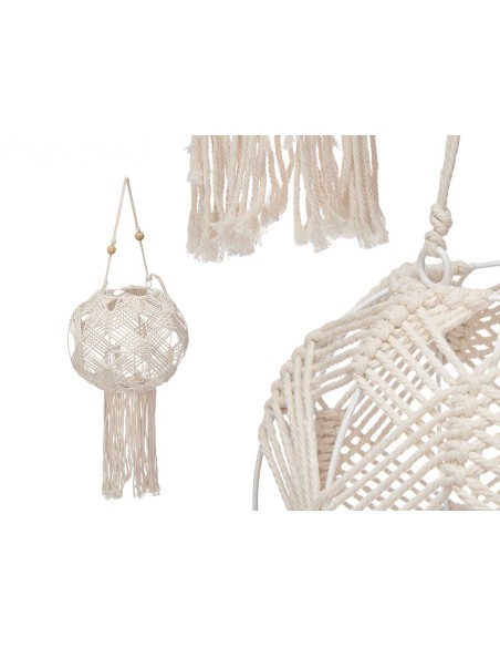 PORTAVELA ASA MACRAME FLOR