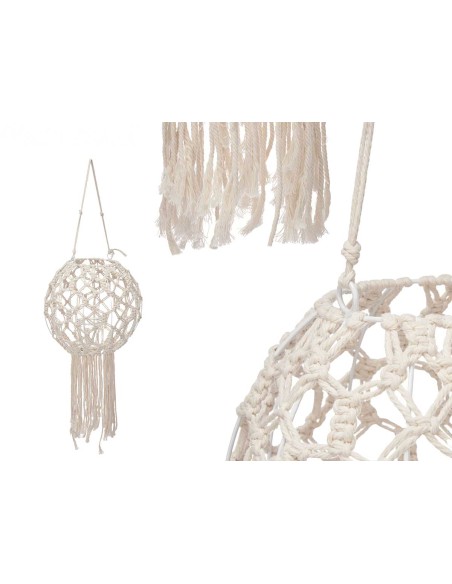 PORTAVELA ASA MACRAME CONICO