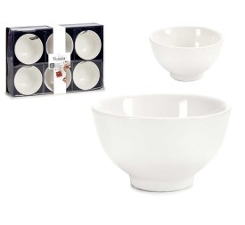 JUEGO 6 MULTIUSOS REDONDOS PORCELANA 11X5.5CM