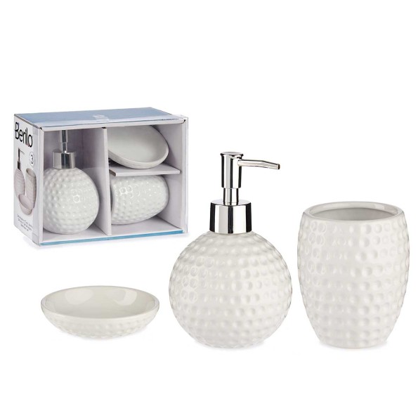 SET BAÑO 3PZS GOLF BLANCO