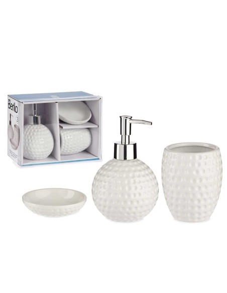 SET BAÑO 3PZS GOLF BLANCO