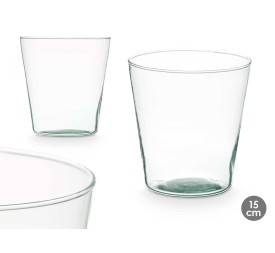 JARRON VIDRIO RECICLADO CONICO 15 CM