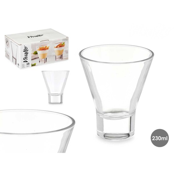 VASO CONICO BASE 230ML (1 Unidad)