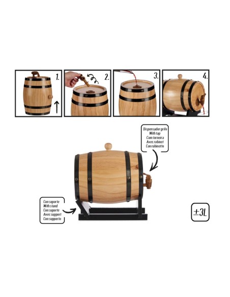 BARRIL DE VINO 3 LTR BARRIL DE VINO 3 LTR