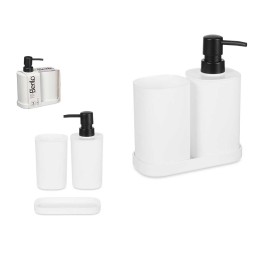 SET 3 PZS BAÑO PLASTICO BLANCO