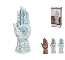 FIGURA MANO NARAYAN 3 COL SURT 11X7,5X26 CM RESINA