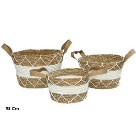 SET 3 CESTOS CON ASAS URANO 31X21CM