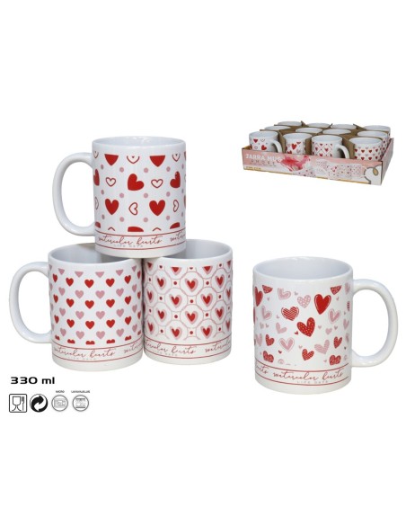 JARRA MUG 330ML  AMORE