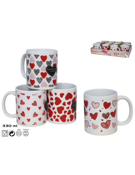 JARRA MUG 330ML  CORAZON