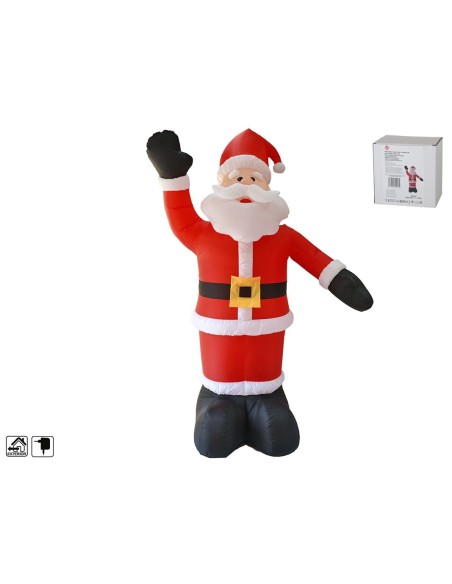 HINCHABLE SANTA 6LED 180CM EXTERIOR